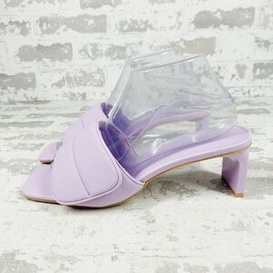 New OPEN EDIT Cava Slide Sandal In Purple Spray H983
